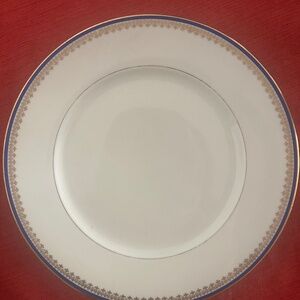 Vintage Schlaggenwald “Vienna” Porcelain Dinner Plates,Czechoslovakia, Set of 12